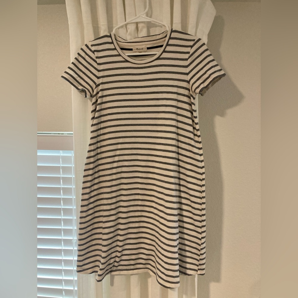 MADEWELL Striped Casual Dress size XS